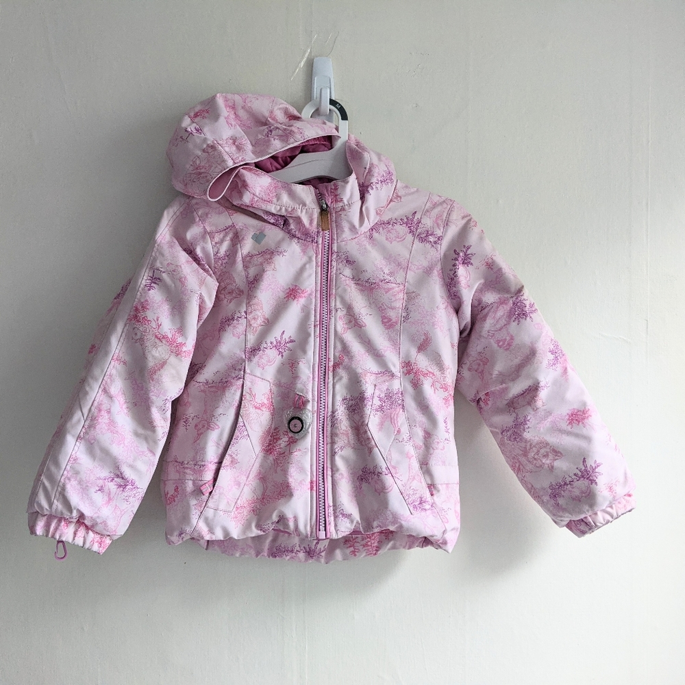 Obermeyer girl winter coat size 5